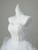 White Tulle Satin Strapless Appliques Wedding Dress