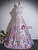 Ball Gown Tulle Embroidery Lace Strapless Quinceanera Dress