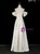 Ivory Off the Shoulder Pearls Prom Dress