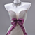 Dark Purple Mermaid Tulle Strapless Prom Dress