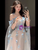 Tulle Straps Pleats Flower Prom Dress