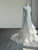 White Tulle Strapless Lace Wedding Dress