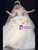 Ivory Tulle Lace Strapless Flower Wedding Dress
