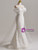 White Mermaid Lace Tulle Flower Wedding Dress