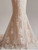 Champagne Mermaid Lace Beading Wedding Dress