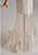 White Mermaid Tulle Lace Long Sleeve Wedding Dress