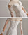 White Mermaid Lace Long Sleeve Wedding Dress