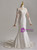 White Mermaid Long Sleeve Lace Wedding Dress