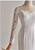 Sexy White Mermaid Lace Long Sleeve Wedding Dress