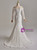 Sexy White Mermaid Lace Long Sleeve Wedding Dress