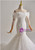 White Mermaid Tulle Appliques Beading Wedding Dress