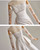 White Satin Long Sleeve Sequins Beading Wedding Dress