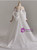 White Lace Long Sleeve Off the Shoulder Wedding Dress