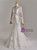 White Mermaid Lace Long Sleeve Wedding Dress