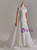 White Off the Shoulder Lace Wedding Dress