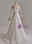 White Lace Long Sleeve Off the Shoulder Wedding Dress