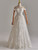 White Lace Off the Shoulder Wedding Dress
