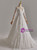 White Tulle Lace Long Sleeve Wedding Dress
