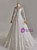 White Tulle Lace Long Sleeve Wedding Dress