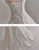 White Tulle Lace Strapless Wedding Dress