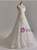 White Tulle Lace Strapless Wedding Dress