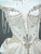 White Satin Strapless Beading Prom Dress