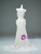 White Satin Strapless Beading Prom Dress
