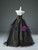Black Tulle Strapless Beading Prom Dress