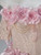 Pink Strapless 3D Flower Beading Prom Dress