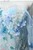 Blue Strapless 3D Flower Quinceanera Dress