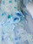 Blue Strapless 3D Flower Quinceanera Dress