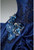 Navy Blue Strapless Appliques Beading Quinceanera Dress