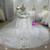 Long Sleeve V-neck Sequins Backless Wedding Dress