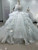 Luxury Tulle Halter Beading Crystal Wedding Dress