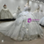 Luxury Tulle Halter Beading Crystal Wedding Dress