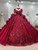Tulle Sequins Appliques Long Sleeve Wedding Dress