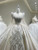 White Satin High Neck Long Sleeve Wedding Dress