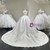 White Satin Strapless Lace Wedding Dress