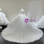 White Tulle Sequins Strapless Beading Wedding Dress