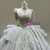 Tulle Sequins Short Sleeve Beading Wedding Dress