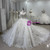 White Tulle Sequins Beading Off the Shoulder Wedding Dress
