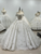 White Sequins Off the Shoulder Beading Wedding Dress
