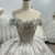 White Sequins Off the Shoulder Beading Wedding Dress