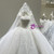 White Tulle Beading Appliques Wedding Dress