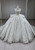 White Tulle Sequins Strapless Beading Wedding Dress