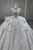 White Tulle Sequins Strapless Beading Wedding Dress