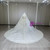 White Sequins Strapless Beading Wedding Dress