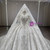 White Sequins Strapless Beading Wedding Dress