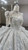 Silver Sequins Strapless Beading Wedding Dress