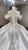 White Satin Off the Shoulder Beading Wedding Dress